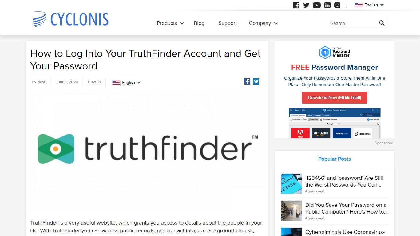 How to Log Into Your TruthFinder Account and Get Your Password